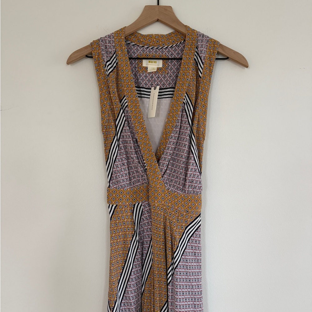 Maeve Multicolor Pattern Women’s Sleeveless Maxi Dress